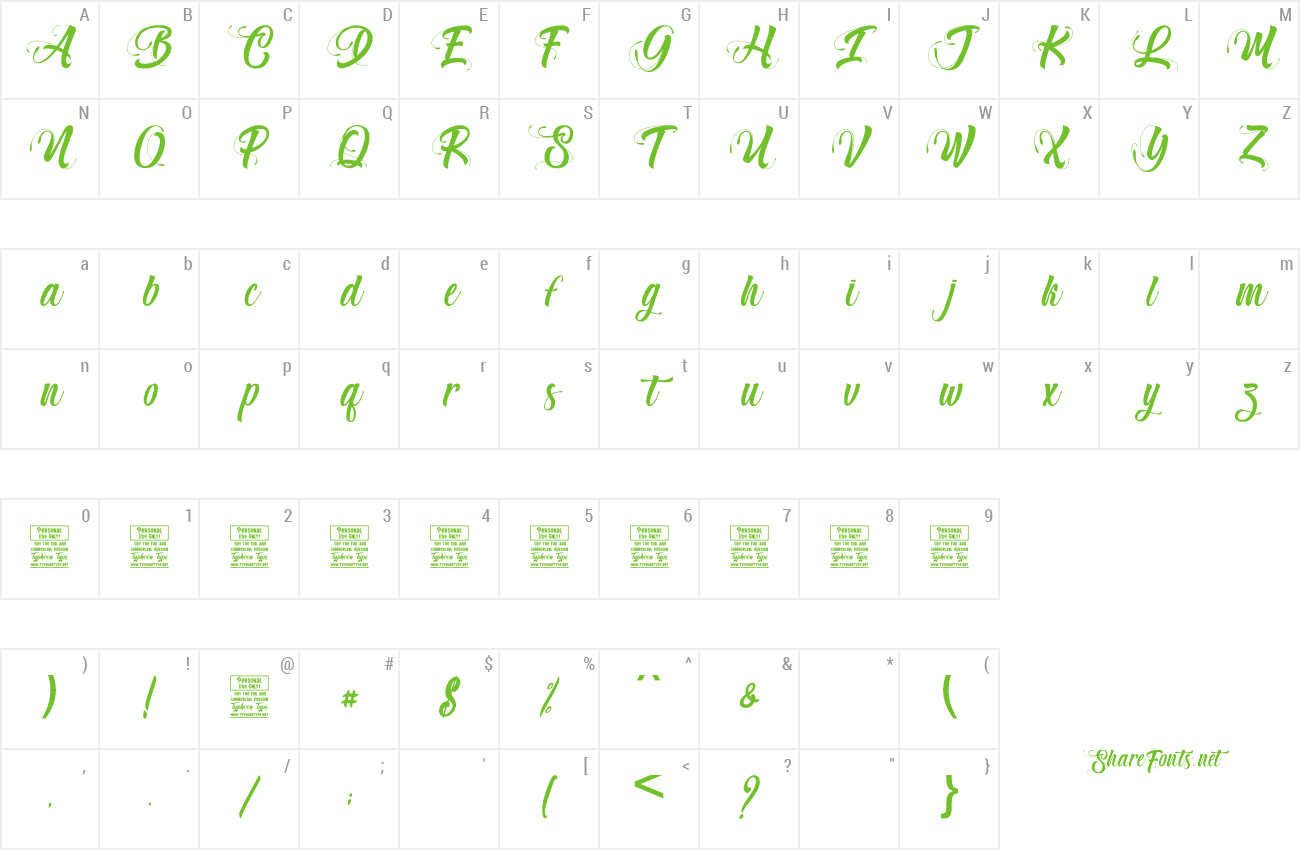 Font Mister Grape preview